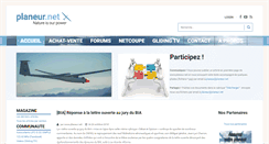 Desktop Screenshot of planeur.net